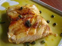 Peixe Grelhado Com Chicoria E Molho De Alcaparras E Alecrim Receitas