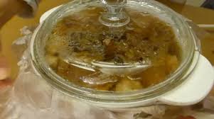 Soak the fish maw in hot water for 10 minutes to remove exess oil. Serving Buddha Jumps Over The Wall In A Stock Video Pond5