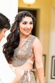 Open hair hairstyles for wedding on lehenga. 30 Gorgeous Hairstyles Perfect For Your Roka Wedmegood