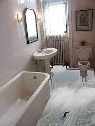 Looking for the best flooring for bathrooms? You Haven T Seen Bathroom Floors Like This Unique Bathroom Floors Up In The Air Painted Bathroom Floors Painting Bathroom Funny Posters