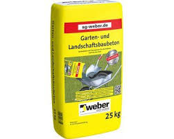 Saint Gobain Weber Garten Und Landschaftsbaubeton 25 Kg Betonplatten Gehwegplatten Gartenmauern