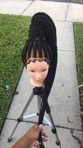 Pintrest rainbow rubber band braidless crochet half up half. 37 Braid Wigs Ideas In 2021 Wigs Braids Wig Braided Hairstyles