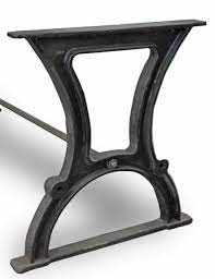 Because cast iron is so robust it allows for ornate detailing without sacrificing structural strength. Leg Dimensions Ea 28 5 H X 28 W X 2 D Leg Weight 73 Lbs Ea Upper And Lower 1 Diame Table Base Cast Iron Table Base Industrial Table Legs
