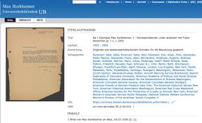 Symbiosis and Dispersion: The Friedrich Pollock Papers