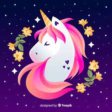 Flat Design Cute Unicorn Background Free Vector Unicorn Wallpaper Unicorn Background Unicorns Vector