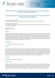 Características y concepto de juego. Pdf Valor Educativo Y Cultural De Los Juegos Deportes Populares Y Tradiciona Les En La Clase De Educacion Fisica