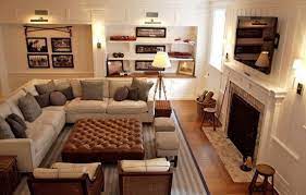 These couches are perfect for multiple people and ideal for dens, family rooms, and other seating areas. Furniture Small Living Room Layout Family Room Layout Living Room Furniture Layout