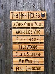 Good names for chickens might include traditional titles like buttercup, waddles, or even mr. Buy Custom The Hen House Chicken Name Sign Made To Order From Real Wood Signs Custommade Com