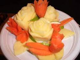 Le origini della scultura vegetale sono discusse: Esempi Di Intaglio Di Frutta E Verdura Aibm Youtube
