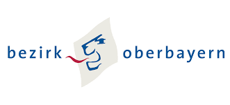 In unseren bayerischen wappen verstecken sich fabelwesen, werkzeuge und pflanzen. Logo Bezirk Oberbayern