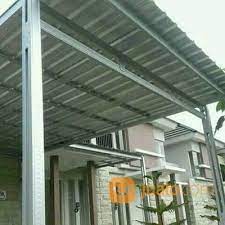 Kanopi baja ringan adalah elemen terpenting yang menentukan bentuk tampak muka rumah anda… !! Pemasangan Canopy Kanopi Baja Ringan Bandung Jualo