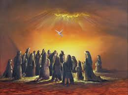 Today is pentecost, and we christians celebrate the coming of the holy spirit, said the priest at mass. Pentecostes Presencia Y Comunion Teounder