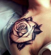 Rose On Shoulder Rose Shoulder Tattoo Flower Shoulder Tattoo Shoulder Tattoos For Women