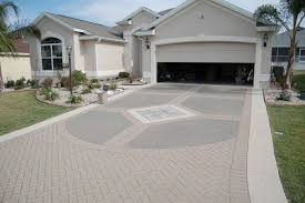 Decorative Concrete Driveway Stencil Template Concrete Driveways Custom Ram Design Ocala Fl Driveway Design Decorative Concrete Driveways Concrete Decor
