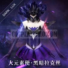 league of legends elementalist lux dark form cosplay costume