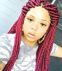 If it's about time to take down your braids, this style can hide and stretch out new growth. 14 Killer Red Box Braids That Ll Change Your Look New Natural Hairstyles