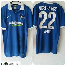 Hertha Bsc Offiziell On Instagram Neuer Spieler Repost Venti 22 Check Nun Habe Ich Das Dfbpokal Trikot Nike Sports Jersey Tops Instagram