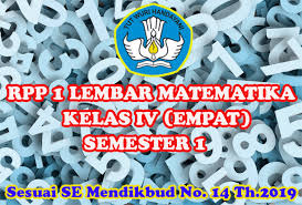 Misal terdapat pecahan dengan penyebut sama. Rpp 1 Lembar Matematika Kelas Iv Empat Semester 1 Sang Pendidik