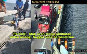 Peresmian jembatan ini pada 14 september 1985. Terkini Mak Ayah Terjun Jambatan Pulau Pinang Tinggalkan Anak Bersendirian