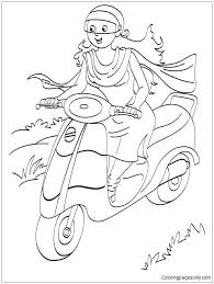 Showing 12 coloring pages related to scootering. Women Riding A Scooter Coloring Pages Valentines Day Coloring Pages Coloring Pages For Kids And Adults