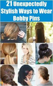 Bobby pins with short bob hairstyle. Pin On Beauty Hair Nails