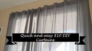 Better yet if they are easy to make (no sew), especially if you're not an experienced crafter. How To Make Quick And Easy Diy Curtains For 10 Youtube