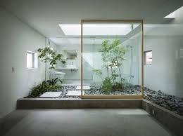 Bathroom Japanese Style Zen Bathroom With Courtyard Chinese Style Bathroom Design Japanese Bathroom Design Courtyard Design Indoor Garden Rooms
