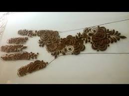 Arabic Rose Henna Design Arabic Flower Henna Design Youtube Henna Designs Hand Flower Henna Rose Henna