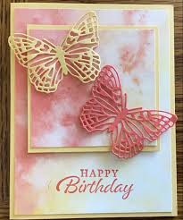 See more ideas about inspirational cards, cards handmade, birthday cards. Brilliant Wings Birthday In 2021 Butterfly Birthday Cards Butterfly Cards Handmade Simple Birthday Cards