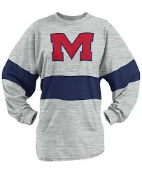 womens ole miss rebels morehead sweeper long sleeve t shirt