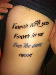 One Of My Tattoos Song Lyrics From Ever The Same By Rob Thomas With My Wedding Date Tasteful Tattoos Tattoos Lyric Tattoos