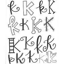 Letter K Hand Lettered Alphabet Hand Lettering Ideas For K Lettering Alphabet Hand Lettering Alphabet Hand Lettering Fonts