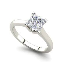 From the now & forever® bridal collection. Solitaire 1 75 Carat Si1 F Princess Cut Diamond Engagement Ring White Gold Ebay