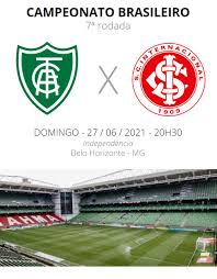 Futebol é jogo a jogo vou tentar fazer o melhor com todos os atletas. America Mg X Internacional Veja Onde Assistir Escalacoes Desfalques E Arbitragem Brasileirao Serie A Ge