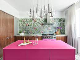From hunter to olive, green is gaining popularity in every room in the. 13 Pink Kitchens Brimming With Grown Up Style