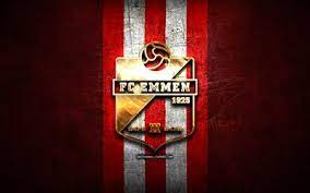 In 2018, emmen were promoted to the eredivisie for the first time. Download Wallpapers Fc Emmen Golden Logo Eredivisie Red Metal Background Football Emmen Fc Dutch Football Club Fc Emmen Logo Soccer Netherlands For Desktop Free Pictures For Desktop Free