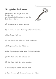 Satzglieder Bestimmen 5 Subjekt Pradikat Dativ Und Akkusativobjekt Mit Losungen Unterrichtsmaterial Im Fach Deutsch In 2020 Satzglieder Pradikat Bestimmen Subjekt Und Pradikat