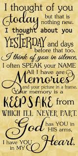 Svg Png I Thought Of You Today Grieving Quotes Memories Quotes Grief Quotes