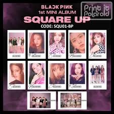 Blackpink x dua lipa kiss and make up album cover by lealbum on deviantart. Kpop Polaroid Isi 12 Ttd Blackpink Square Up Black Pink Photocard Photo Card Pc Tanda Tangan Shopee Indonesia