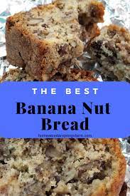 I had no baking soda in hand, and i searched up banana bread without baking soda. The Best Banana Nut Bread Home At Cedar Springs Farm Recipe Banana Nut Bread Recipe Best Banana Bread Banana Bread Recipe Moist