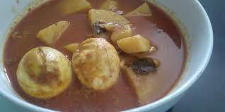 Gulai telur ikan (fish eggs gulai). Resepi Gulai Telur Utara