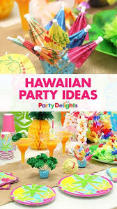 Use this hawaiian themed decor to bring a personalized flair to every occasion. Tiki Tastic Hawaiian Party Ideas Party Delights Blog Hawaiian Party Decorations Luau Theme Party Hawaii Themed Party