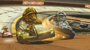 Mario Kart 8 Deluxe Unlockables Characters And Tracks Gold Mario And Gold Kart Usgamer