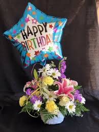Its your birthday flower cake $49.99 next day delivery: Happy Blooms Birthday In Kissimmee Fl Kissimmee Florist