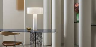 Lampe A Poser Imperial Blanc O39cm H56cm Cto Lighting En 2020 Lampe A Poser Design Contemporain Lampes De Table