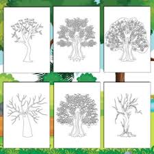 Simply print on 8.5 x 11 white paper on your home printer and you've got a new collection of printable coloring book pages to keep in your back pocket! 8 1 2 X 11 Tree Coloring Page Coloring Pages Name Station