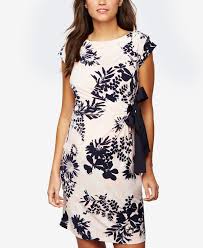 Taylor Maternity Floral Print A Line Dress Maternity Women Macy S Shop Maternity Clothes Stylish Maternity Dress Stylish Maternity Outfits