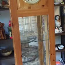 Results for furniture/buffets, hutches and curios. Find More Beautiful Broyhill Illuminated Pine Curio Cabinet With Clock For Sale At Up To 90 Off