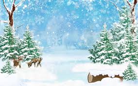 Winter is one of the four earth's seasons, that goes after autumn and foreshadows spring. Images Deer Winter Spruce Nature Snowflakes Snow Seasons 3840x2400