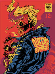 Queens Of The Stone Age Indianapolis In 10 18 17 Zombie Yeti Rock Poster Art Poster Art Gig Posters
